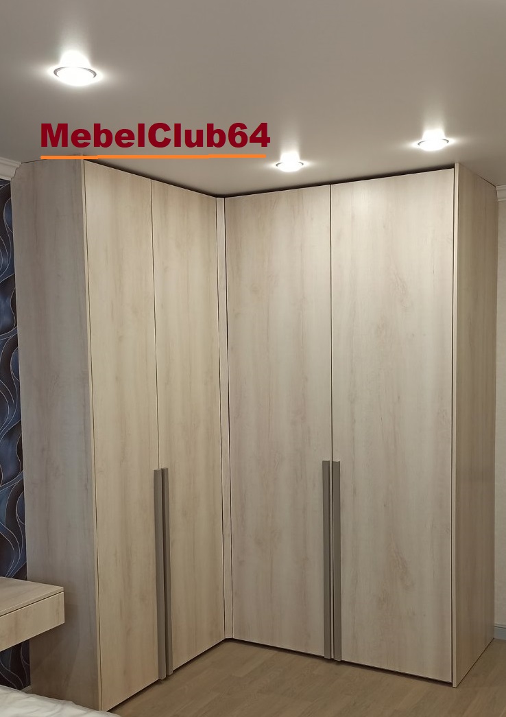 картинка Угловой шкаф с распашными фасадами 2 (Заказ № 114 от 20.11.2021) от сети мебельных салонов MebelClub