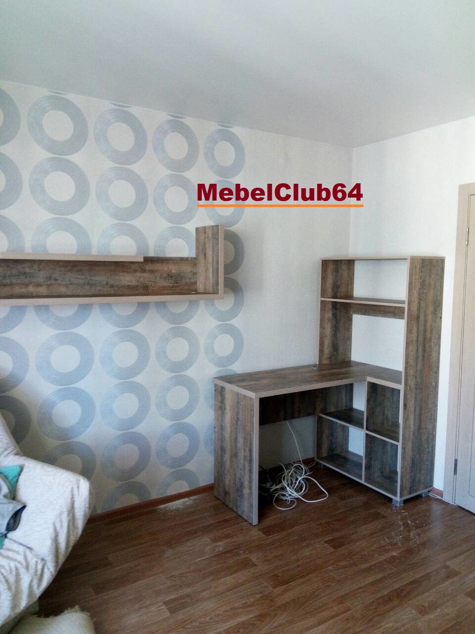 картинка Стол-стеллаж и полка (Заказ № 69 от 26.05.19) от сети мебельных салонов MebelClub