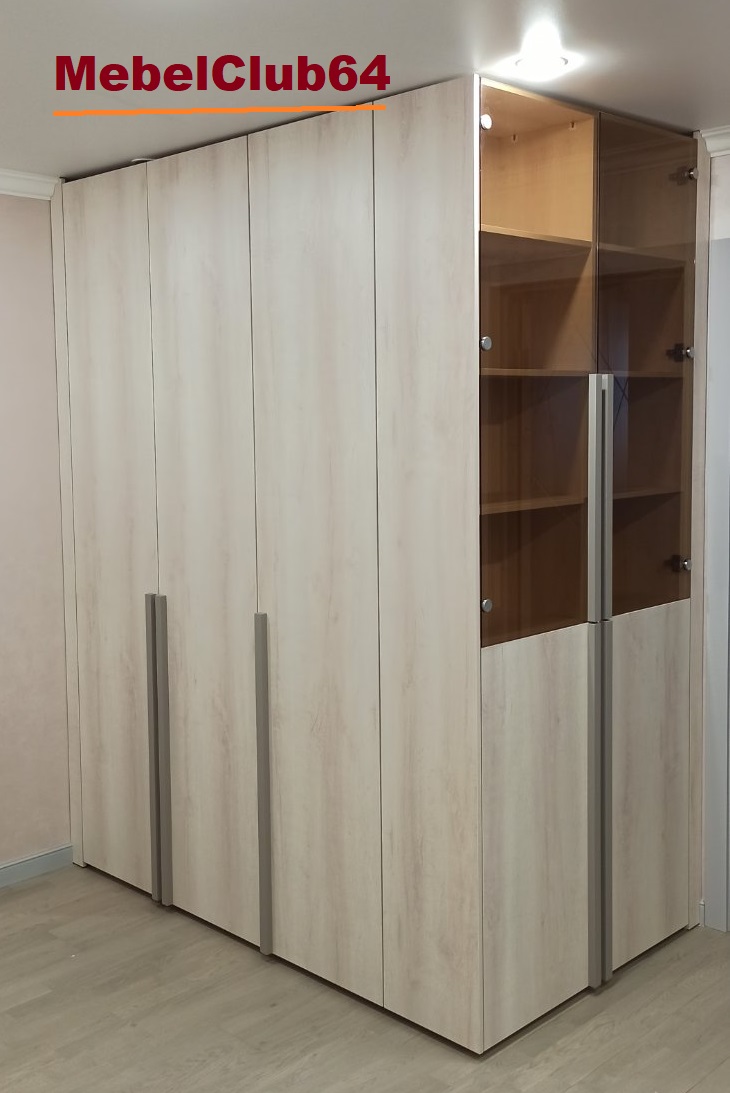 картинка Угловой шкаф с распашными фасадами (Заказ № 114 от 20.11.2021) от сети мебельных салонов MebelClub