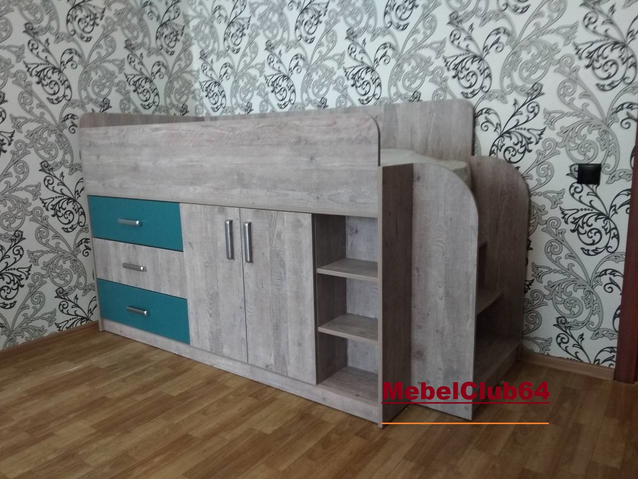 картинка Кровать-чердак (Заказ № 78 от 09.06.18) от сети мебельных салонов MebelClub